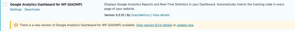 Google Analytics for WordPress: GADWP