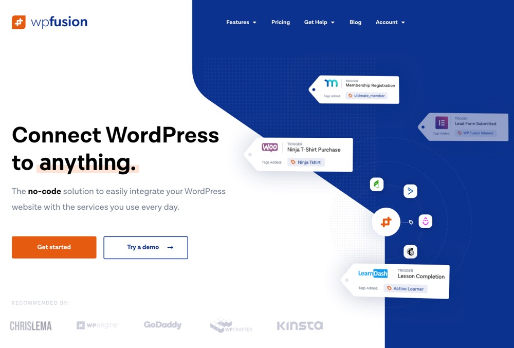 WP Fusion Homepage